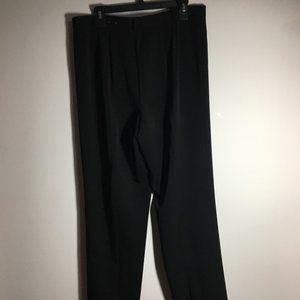 Women's Trousers Apt 9 Straight Leg with Belt Loops and Stretch Size 14 Black